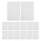 100Pièces Papier Double Face Pour Stickers Album Réutilisable 5