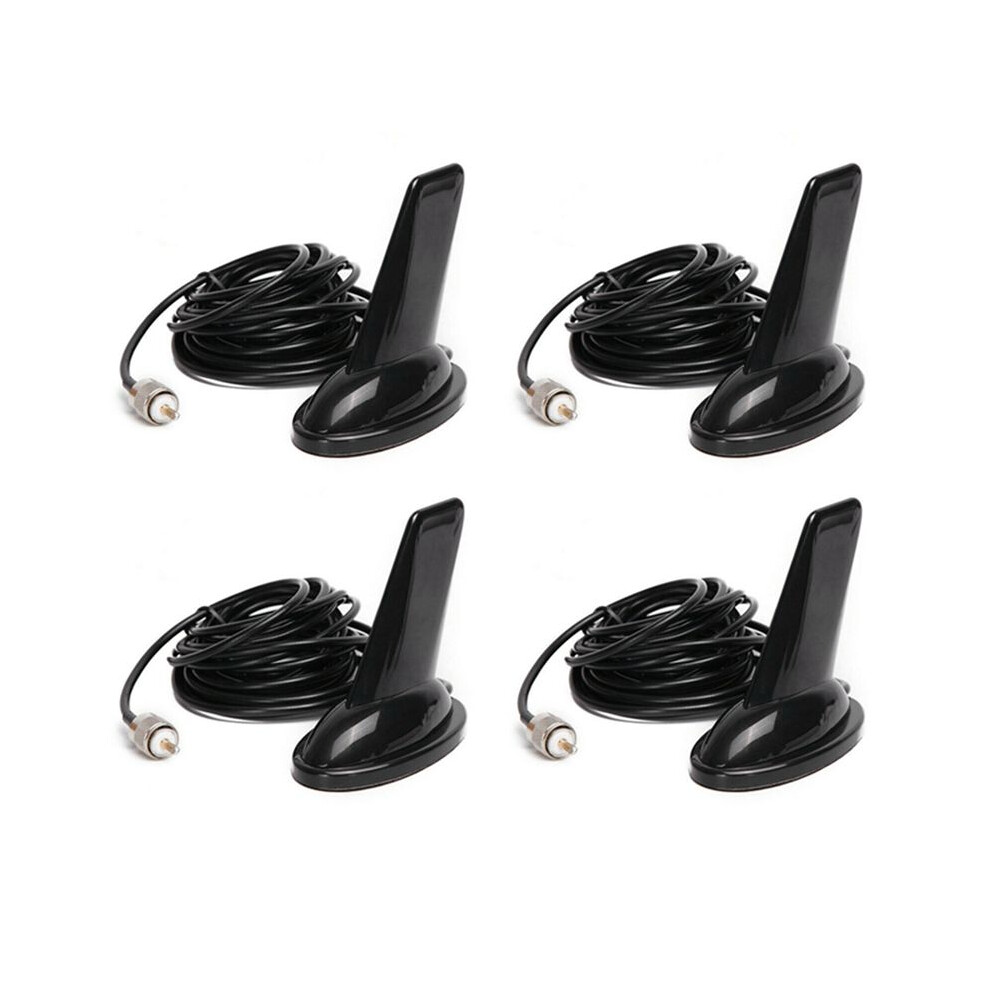 4X Fin Dual Band Vhf Uhf Antenna For Qyt Tyt Car Mobile Radio 4712491616535