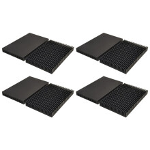 4X DIY Aluminum Radiator for RTX 3080 3090 Card Backside VRAM, MOD GPU Backplate 150X90X15mm