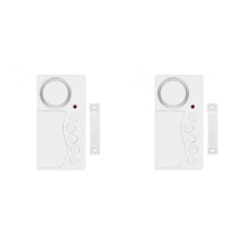2X Deuropeningssensor Draadloze Vertraging Deuralarm Deursensor Deur- en Raambeveiliging Alarm Thuisbeveiliging