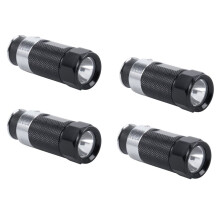 4Pcs  Led Flashlights Car Cigarette Lighter Led Rechargeable Flashlight