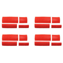 16PCS Wood Graining Tool Set Rubber Wood Graining Pattern Wall Paint Painting Tool for Wall Painting Decoration DIY