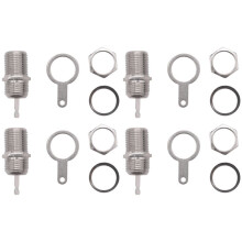 20 Pcs F Type Panel Mounted Socket Female Jack Solder Connector Adapter