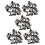 100 Pcs Momentary Right Angle Tactile Tact Push Button  6 x 6mm x 8mm 1