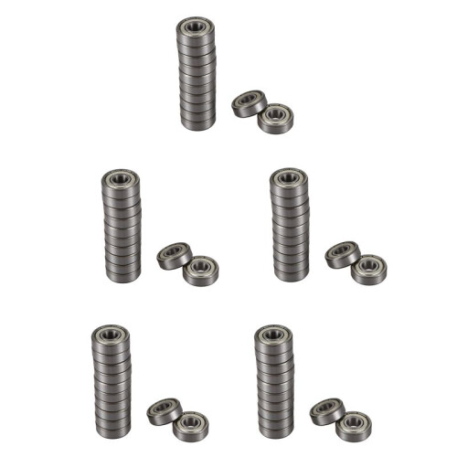 60 Pcs 608Z 22mm x 8mm x 7mm Single Row Deep   Bearing