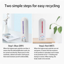 2X  Air Dryer Bathroom Bedroom Dehumidifying Recyclable Moisture Absorber Wardrobe Portable Indoor Dehumidifier