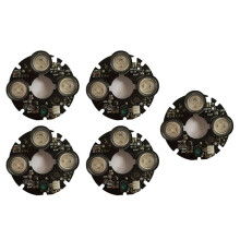 5X 3 Tableau IR Led Projecteur Infrarouge 3X IR LED Planche pour CCTV Cameras Vision Nocturne (Diametre de 53mm)