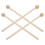 2Paren Lichtgewicht Beige Drumsticks Voor Diverse Drum Soorten 1