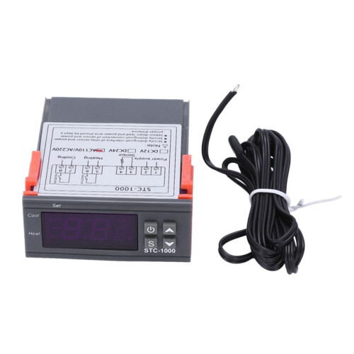 8X 220V Digital STC-1000 Temperature Controller Thermostat Regulator+Sensor Probe 1