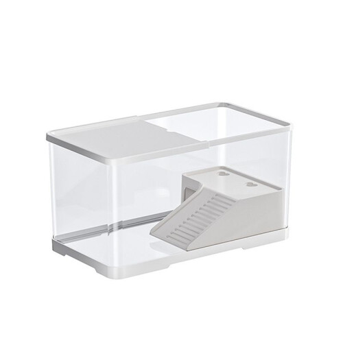Turtle Tank  Kit Hatching Breeding Case Decor Turtle Terrarium Basking Platform with Multi-Function Area