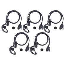 5X PTT Headset MIC Earpiece for HYT TC-500 TC-518 TC-580 TC-446S TC-600 TC-610 TC-620 TC-618 TC-700 Walkie Talkie