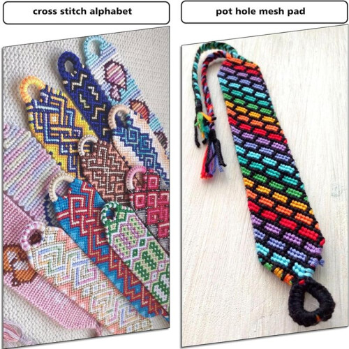 Plastic Mesh Canvas Sheets for Embroidery,Eyelet Net,Plastic Needle Point Canvas  DIY,Knitting Crochet Projects,B 2