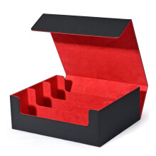 Scatola Porta Carte per Carte Collezionabili, Porta Carte con Chiusura Magnetica Custodia per Mazzo con Caricamento Laterale Superiore Scatola per