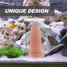 Secchio per La Deposizione Delle Uova Incubatrice per Pesci Cono da Allevamento Decorazione per Acquario Incubatrice per Pesci Ornamento Cella di