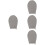 4St Compacte Antistoom Strijkhandschoenen Van Polyester En Grijs 5