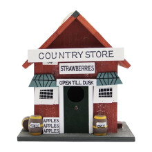 Outdoor Bird House Hanging Wooden Birdhouse for Garden and Backyard Decoration