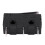 200Pcs AC 125V 250V 5A SPDT 3-Pin Momentary Plastic Micro Limit  Black+Silver 3
