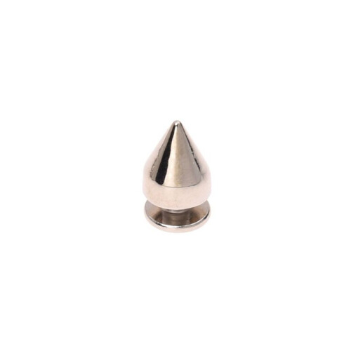 200Pcs Metal Cone Screwback Spikes Stud Leather Cloth  DIY Goth Punk Spot 1