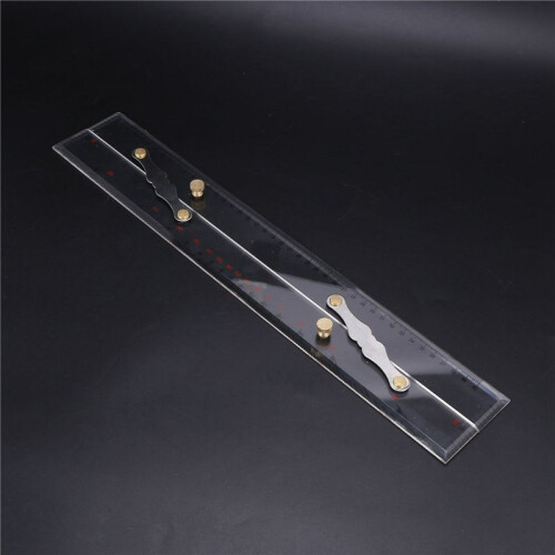 10X Marine Ruler Parallel Ruler Nautical Charts Parallel Ruler Mapping Points to Pull Parallel Ruler 450MM 1