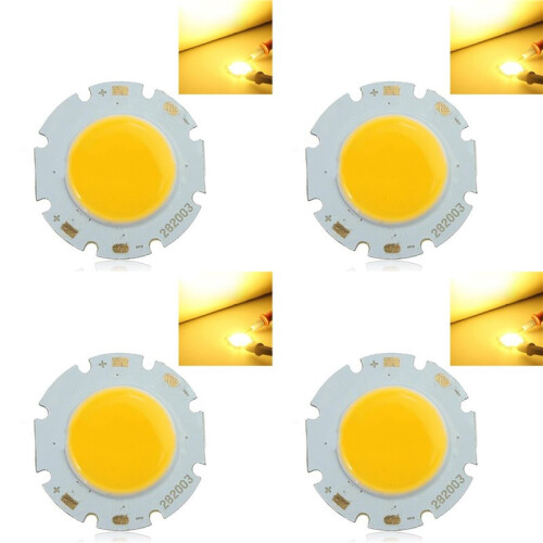 4X 3W COB High Power Super Bright Light Lamp Bead LED Chip Warm White Light