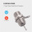 20 Pcs F Type Panel Mounted Socket Female Jack Solder Connector Adapter 5