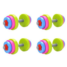4 Set Children'S Dumbbell Toy Sensory Training Equipment Children'S Weightlifter Kids Toys Barbell Toy Set