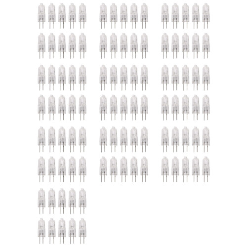100 X G4 Halogen Light Lamp Lighting 10W Warm White