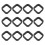 60Pcs String Trimmer Air Filter Kit for  TH23D TH26D TH23 TH26 TJ27 Trimmer Engine Replacement for 11010-2530 2