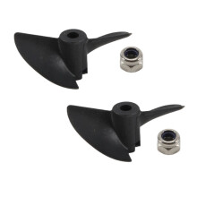 2Pcs FT012-9 Rudder Tail Propeller 2 Blades Propeller for Feilun FT012 2.4G Brushless RC Boat Spare Parts Accessories