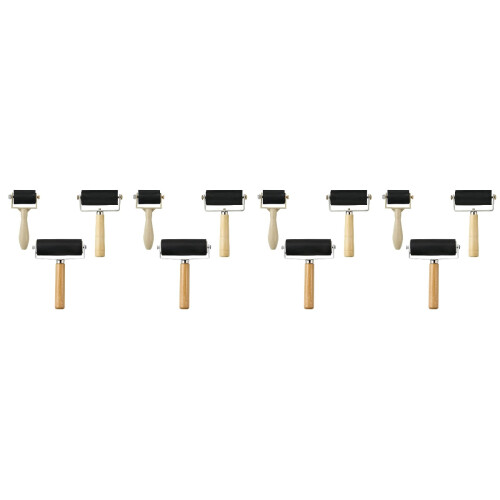 12St Multifunctionele Brayer Rollers Kleurrijk Voor Kinderknutselen 2
