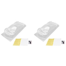 2X Scale 1:10 -Road Body 190mm Xtreme Twister YURUGIX 0413 Electric Touring Car Clear Unpainted Polycarbonate Body