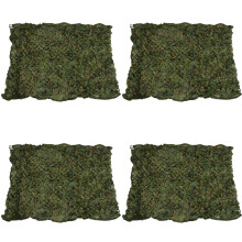 4X Filet de Camouflage - 4 X 1,5 M Camouflage Tir Cacher Armée Chasse Filet Oxford Tissu Filet de Camouflage