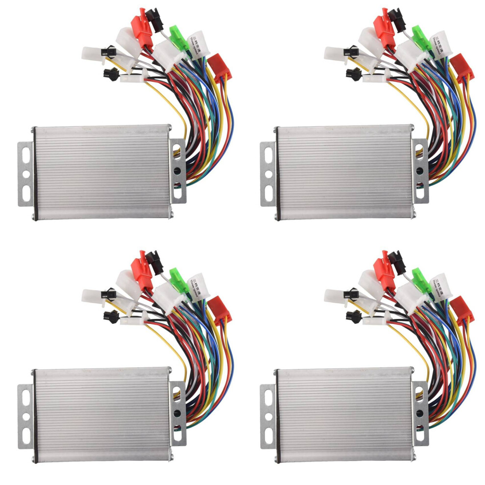 Photos - Climbing Gear 4X Electric Bike Motor Controller 36V/48V 350W12 Tube Brushless Motor Controller for Electric Bicycle E-Bike Scooter