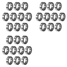 60 Peças 6700-2RS Alta Qualidade 6700 2RS 10X15X4Mm Selo Miniatura Rolamento de Esferas Profundo Sulco, Preto
