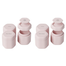 6 Stuks 1,32oz Containers Lichaamsverzorging Capsuleset Magnetische Containers met Deksels Handbagage Reisbenodigdheden