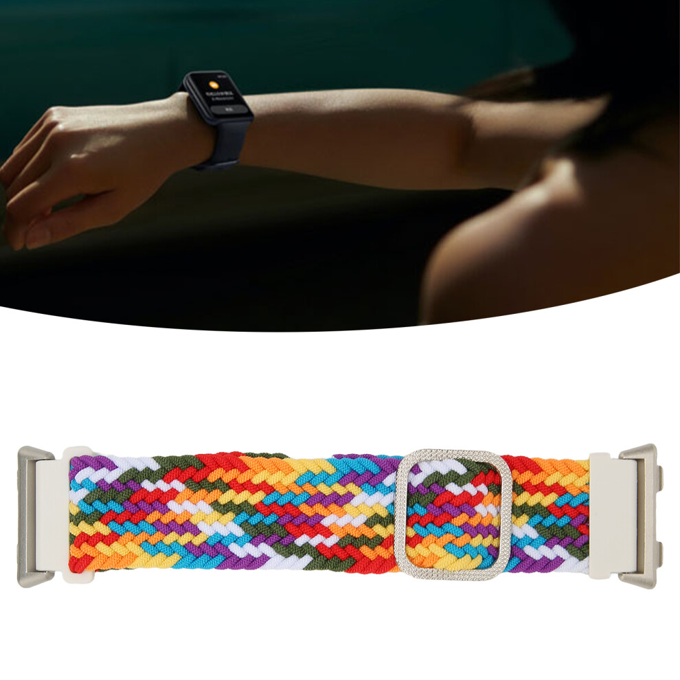 Adjustable Smartwatch Strap For Oppowatch 2 46Mm Knitting Elastic Loop-Watchband 4371390430194