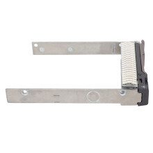 2,5 Zoll Silber-Schwarz Metall-HDD-Schacht für Dell M620 M820 M520 SAS/SATA