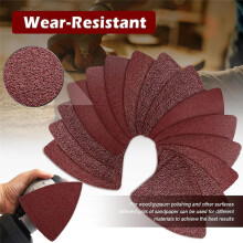 208Pcs Oscillating Tool Sanding Pads Kit,with Triangle Sanding Pads and Finger Sanding Pad,for Finishing Wood Sanding
