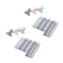 24 Pcs Sealing Chips Food Bag Storage Clips Colorful for Snack and Tea Bags Sandwich Kitchen Clips Potato Chips Sturdy