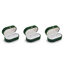 3X Velvet Silk Pair Ring Box Wedding Ring Box Single Ring Box Wedding Proposal Farewell Jewelry Box C