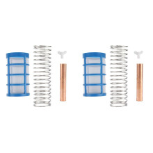 2X Solar Pool Ionizer Replacement Copper Anode and Basket Screen for Solar Pool Ionizer Purifier Purifiers