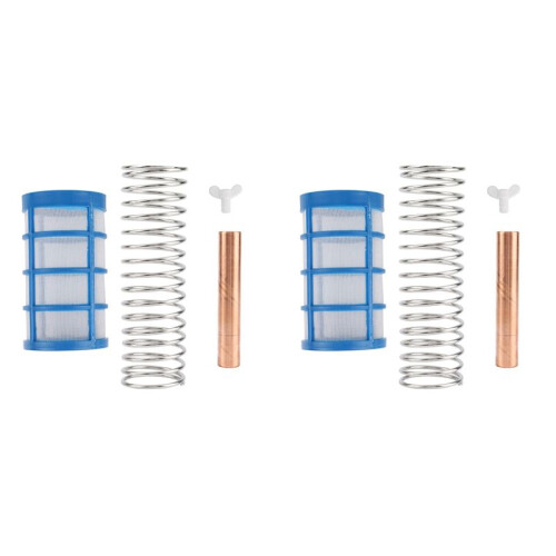 2X Solar Pool Ionizer Replacement Copper Anode and Basket Screen for Solar Pool Ionizer Purifier Purifiers
