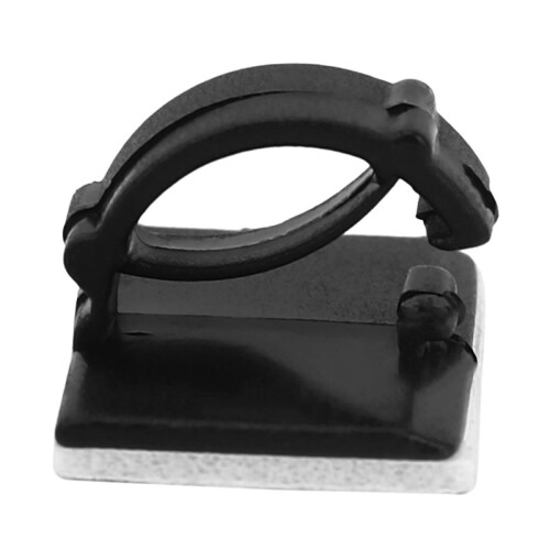500 Pcs. Self Adhesive Cable Clamp Rectangular Cable Clips Cable Tie Quick Bind Cable Wire Management Holder for Car 2