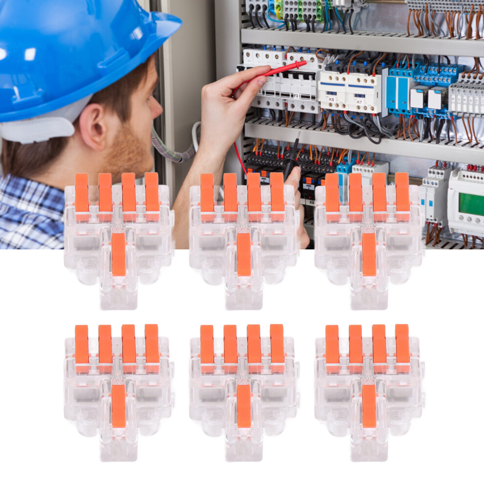 15Pcs Transparent Wire Splicing Connectors Dfâ14, Copper, 0.2-4Mmâ² 3651390430662