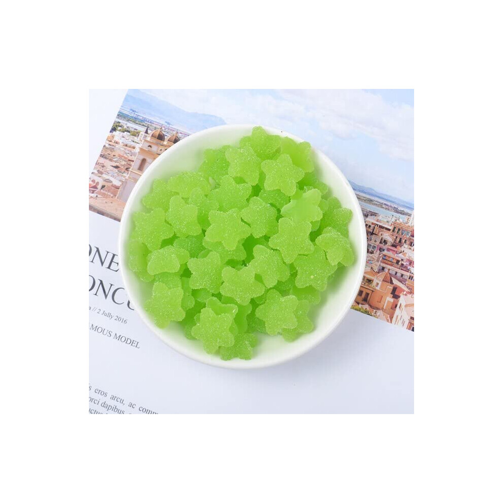 3D Kawaii Gummy Bear Nail Charms Set 10pcs Cute Resin Candy Style Decorations for DIY Manicure