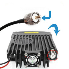 4X Hai Fisch Flosse Dual Band VHF UHF Antenne für QYT TYT Auto Mobile Radio