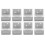 8Pcs 1 Inch Blind Brackets White Profile Box Mounting Bracket Window Blinds Headrail Bracket 1