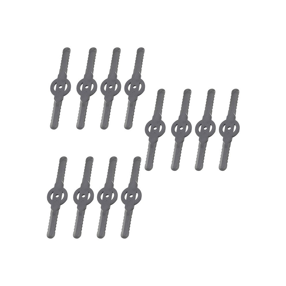 60Pcs Plastic Grass Trimmer Blades Lawn Mower Blade Cordless Trimmer Garden Tool Lawn Mower Trimmer Accessories 4712027092871