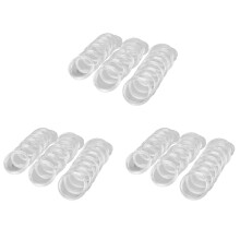 300 Pièces Séries 21mm Rond Porte-Monnaie En Plastique Transparent Boîte à Capsules Rangement Effacer Les Vitrines Rondes Porte-Monnaie