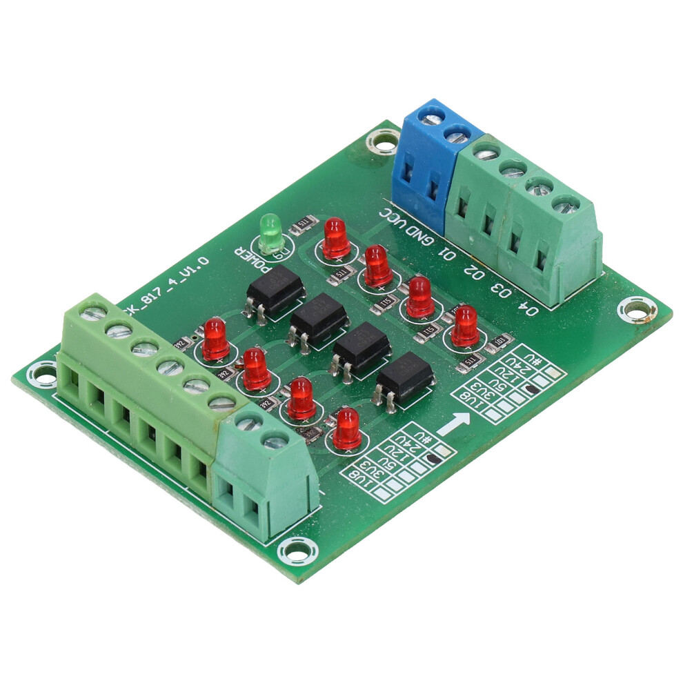 High-Quality Optocoupler Isolation Module 24V To 5V For Plc Systems 4 Channel 9391390430739